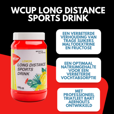 wcup long distance sports drink lemon